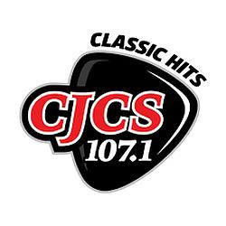 107.1 CJCS radio logo