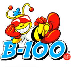 B-100 radio logo