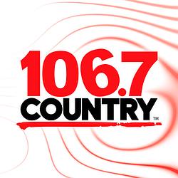 Country 106.7 radio logo