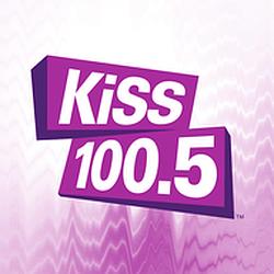 KiSS 100.5 radio logo