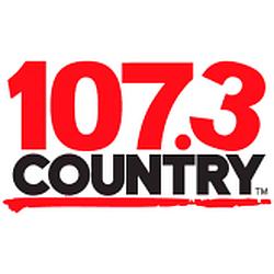 Country 107.3 radio logo