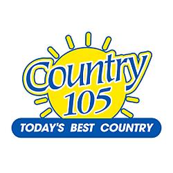 Country 105 radio logo
