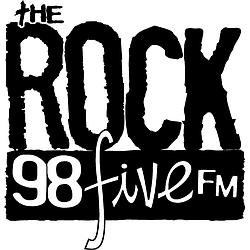 The Rock 98five radio logo