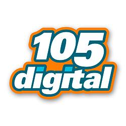 105 Digital radio logo