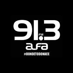 Alfa 91.3 radio logo