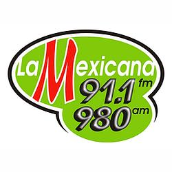 La Mexicana 91.1 Izucar radio logo