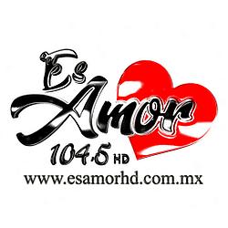 Es Amor 104.5 HD radio logo
