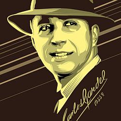 Miled Music Carlos Gardel radio logo