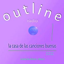 outline radio la casa de las canciones buenas logo
