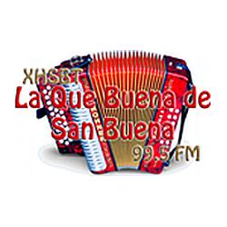La Que Buena de San Buena radio logo