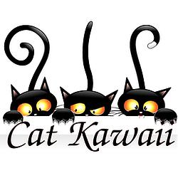 cat kawaii radio logo