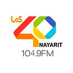Los 40 Nayarit 104.9 FM logo