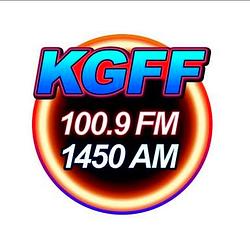 KGFF 1450 AM radio logo
