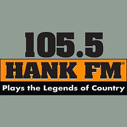 105.5 Hank FM logo