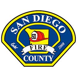 Rural San Diego County CAL FIRE and USFS radio logo