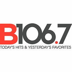 B106.7 radio logo
