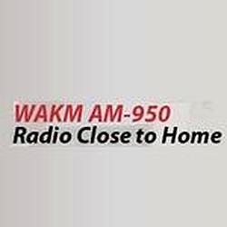 WAKM AM radio logo
