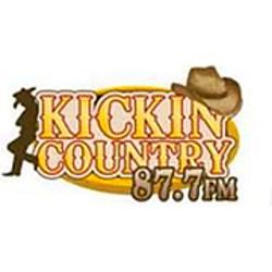 Kickin Country 87.7 FM logo