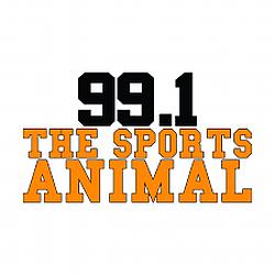 99.1 The Sports Animal radio logo