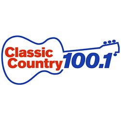 Classic Country 100.1 radio logo