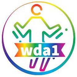 WDA1 radio logo