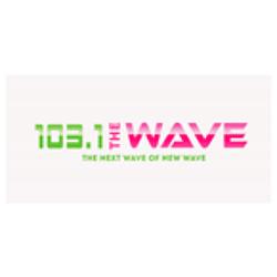 103.1 The Wave radio logo