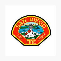 San Diego City and Poway Fire radio logo