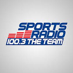 100.3 The Team radio logo