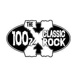 The X 100.7 radio logo