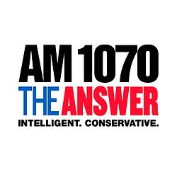 AM 1070 The Answer radio logo