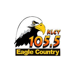 105.5 Eagle Country radio logo