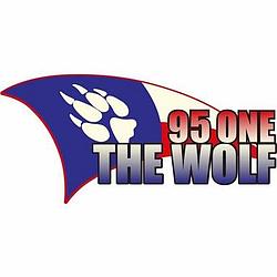 95 One The Wolf radio logo