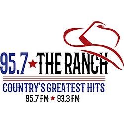 95.7 The Ranch radio logo