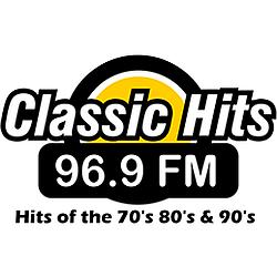 Classic Hits 96.9 radio logo