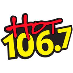 Hot 106.7 radio logo