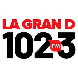 La Gran D 102.3 radio logo