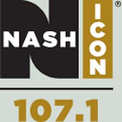 107.1 Nash Icon radio logo