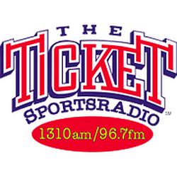 The Ticket 1310 AM radio logo