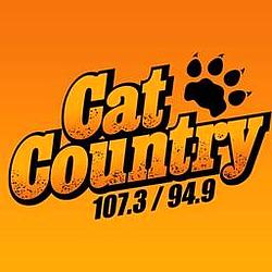 Cat Country 107.3/94.9 radio logo