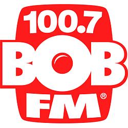 100.7 BOB FM logo
