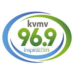 96.9 KVMV radio logo