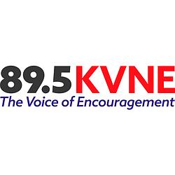 89.5 KVNE radio logo
