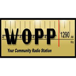 WOPP 1290 AM radio logo