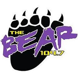 The Bear 104.7 FM logo