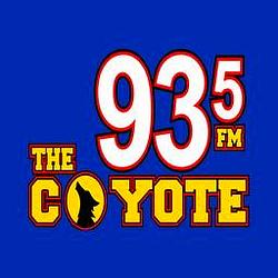 93.5 The Coyote radio logo
