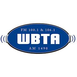 WBTA 1490 AM radio logo