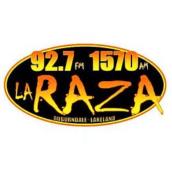 La Raza 1570 AM radio logo