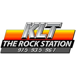 KLT The Rock Station - WKLT radio logo