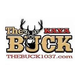 The Buck 103.7 FM logo
