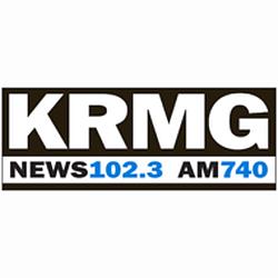 NEWS 102.3 - KRMG radio logo
